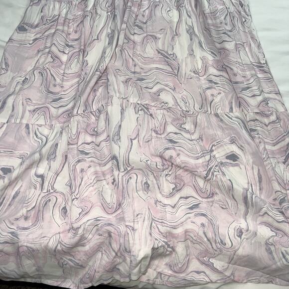 Buddy Love Reese Maxi Dress Size Large Pink Quartz Swirl Print Tie-Shoulder NWT - Picture 4 of 14